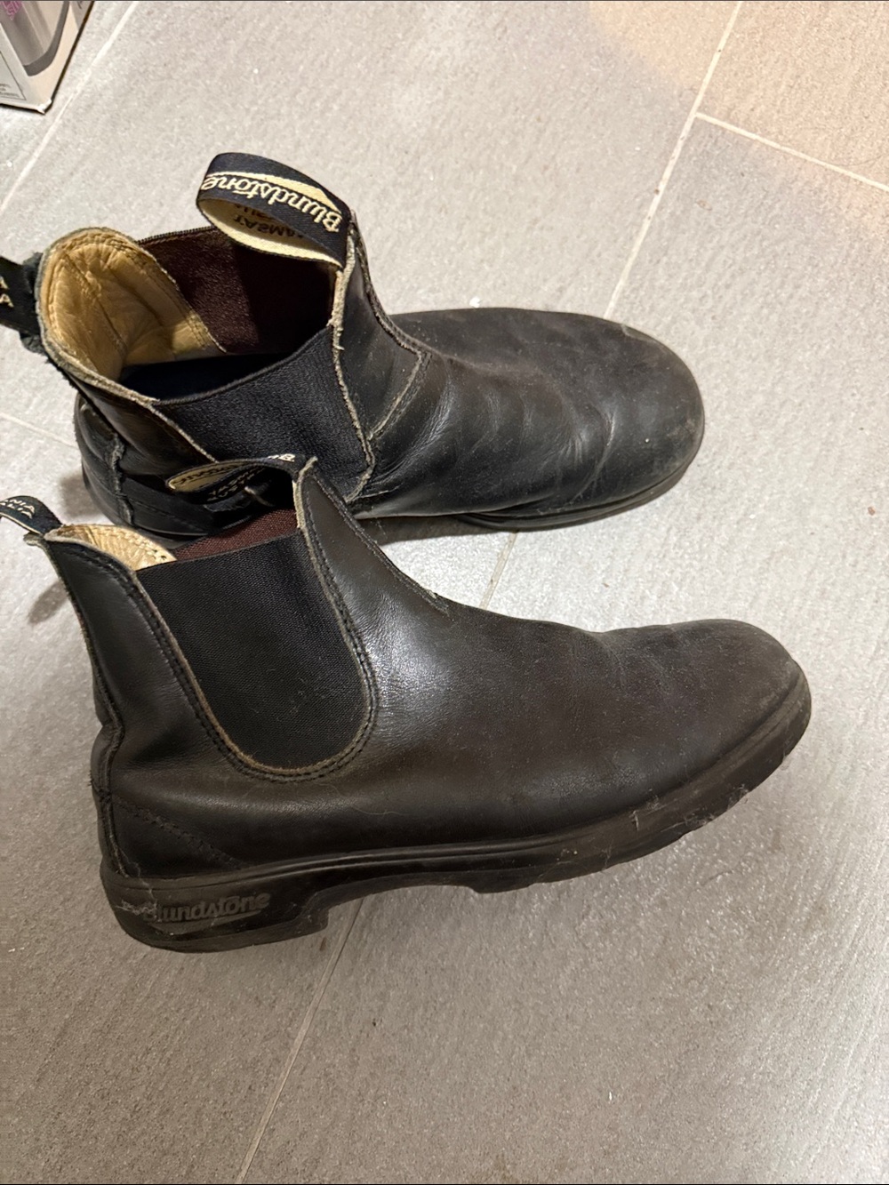 Blundstone Men's Black Leather Chelsea Boots